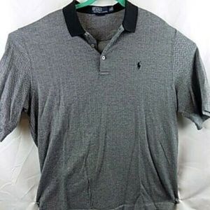 Polo by R Lauren Men's Short Sleeve Large Collar